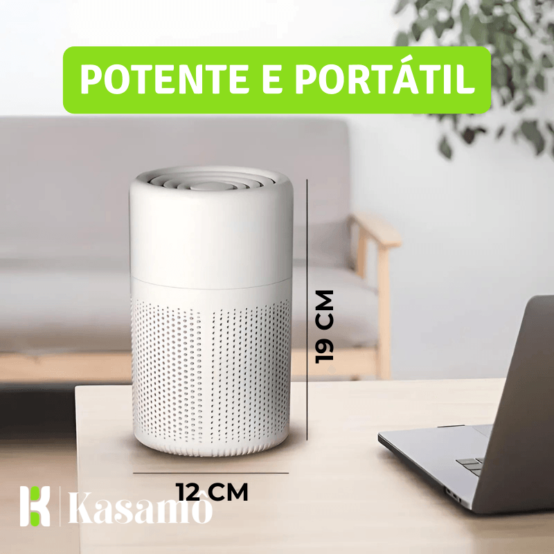 Purificador de Ar AIRCLEAN - Com Filtro HEPA e Função Ionizador