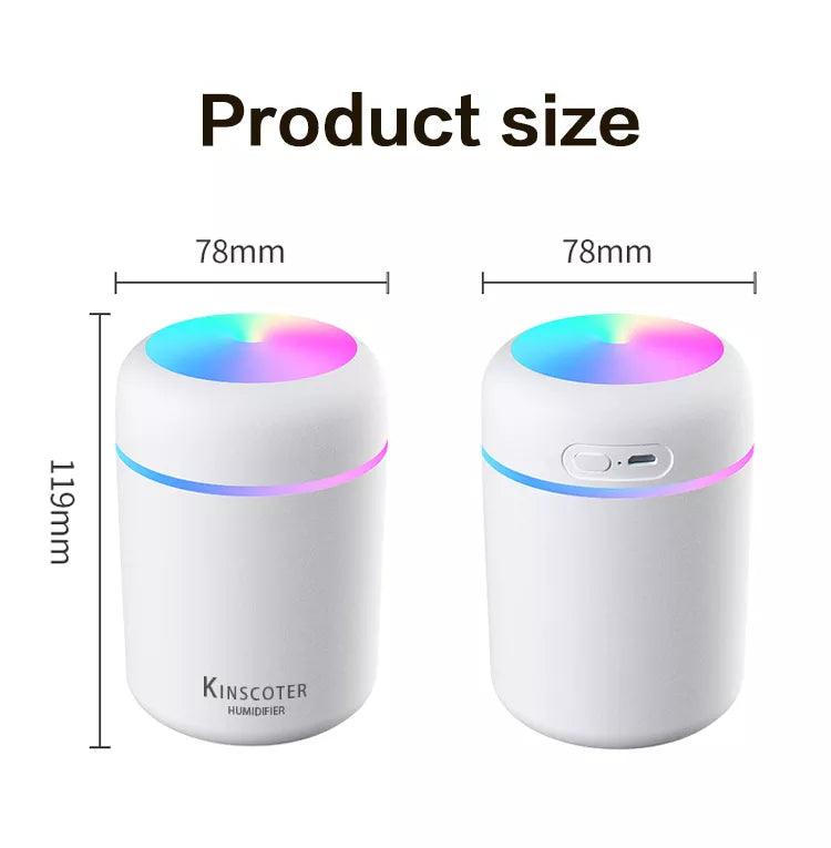 Umidificador de Ar 300ml Portátil USB